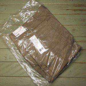 NWT Uniqlo U Wool-Blended Jersey Pants, Light Brown, W30 x L34